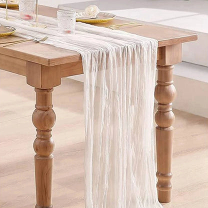 Cheesecloth Gauze Table Runner Cloth 90*180cm - 13 colours