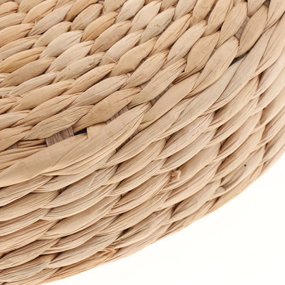 Natural Hand Knitted Round Straw Tatami Sitting Meditation Cushion - 3 Sizes