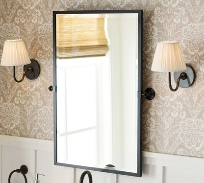 Luxurious French Style Farmhouse Wall Light with Linen Shade - 2 Colours