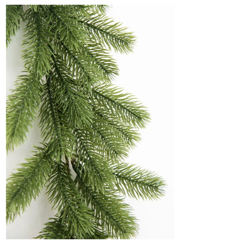 Artificial Christmas Pine Garland Pine for Outdoor & Indoor Use - 2 Sizes