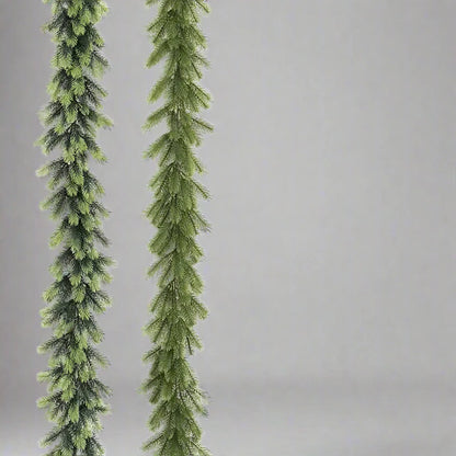 Artificial Christmas Pine Garland Pine for Outdoor & Indoor Use - 2 Sizes