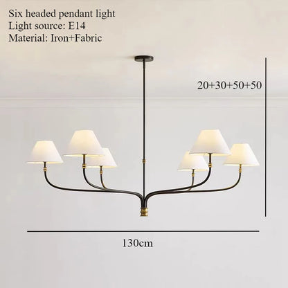 Minimalist Mid Century Farmhouse Style Ceiling Pendant - 2 Sizes 6 pendant lights Lilly & Lula