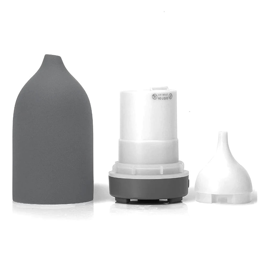 Ceramic Electric Aromatherapy Light Diffuser Humidifier with Remote - UK, EU, US & AUS Plug