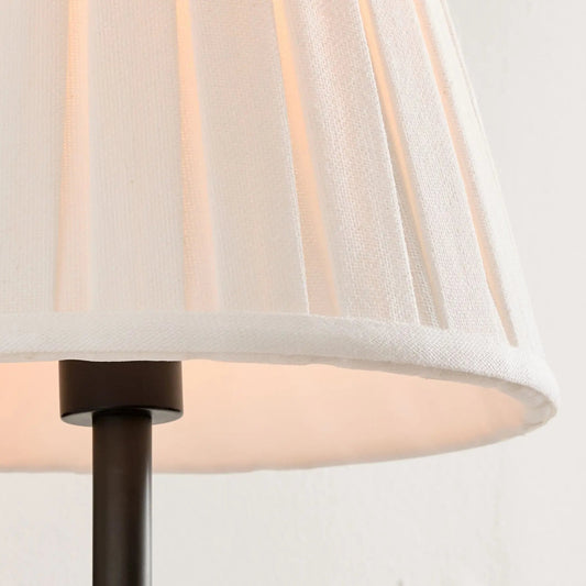 Luxurious French Style Farmhouse Wall Light with Linen Shade - 2 Colours