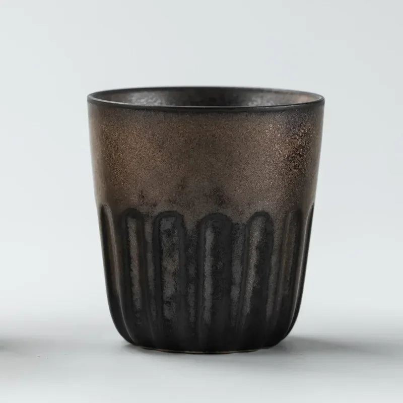 Set of 2, 4 & 6 Premium Stoneware Ceramic Coffee Tumbler Mugs - 5 Colours