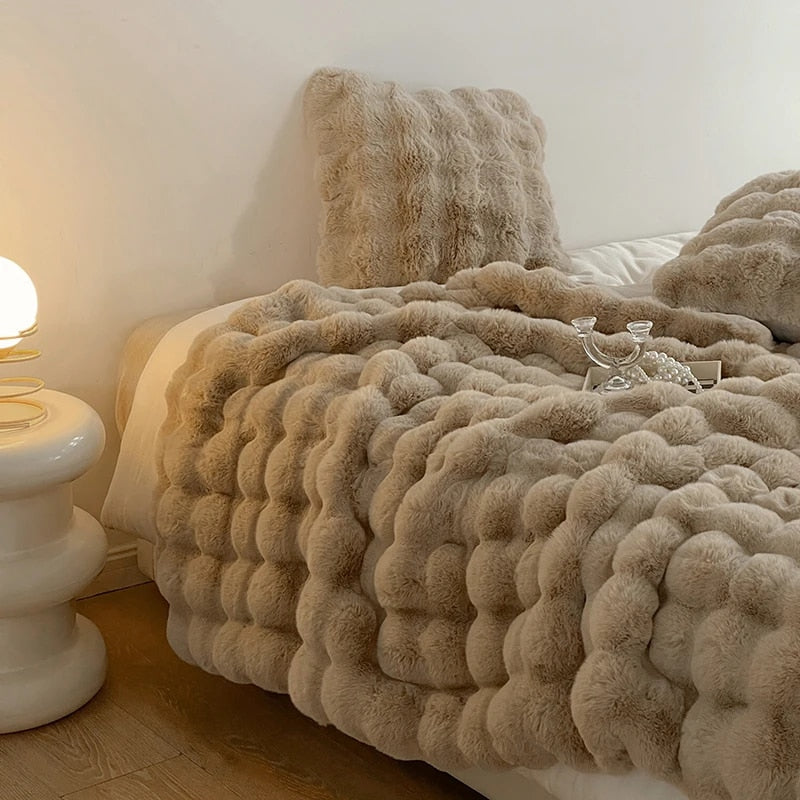 Super soft fluffy blankets sale