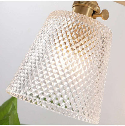 Traditional Frosted LED Nordic Glass Brass Wall Light - Hanging & Flush Lilly & Lula