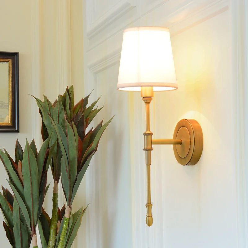 Traditional Nordic LED Wall Light Sconce - Gold Lilly & Lula