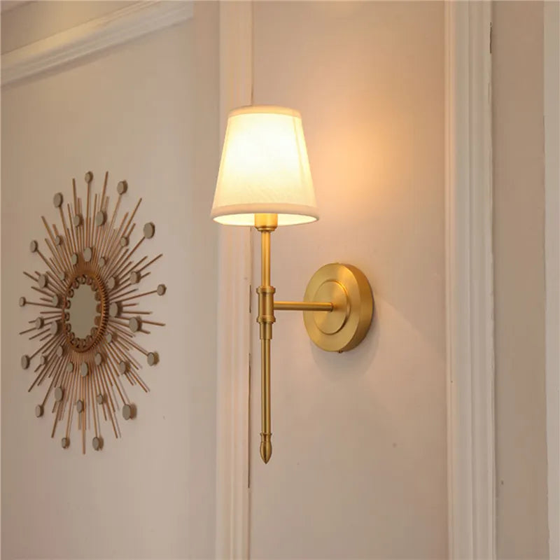 Traditional Nordic LED Wall Light Sconce - Gold Lilly & Lula