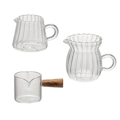 Transparent Glass Jug With Handle Lilly & Lula