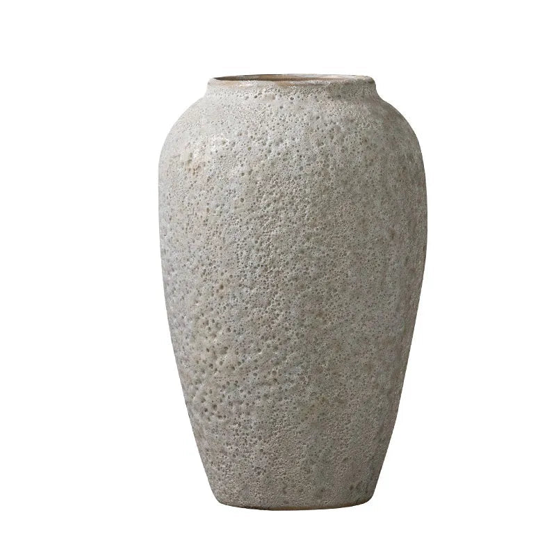 White Luxury Ceramic Decorative Textured Flower Vase - 3 Sizes Lilly & Lula