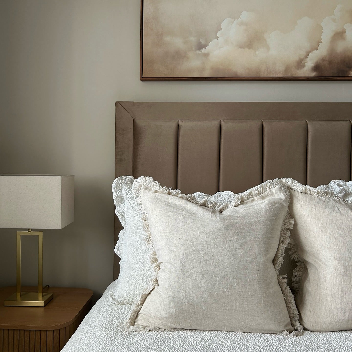 Decorative Nordic Frill Cotton & Linen Cushion Covers - 5 Colours Lilly & Lula