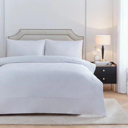 Embroidered 100% Cotton 200 Thread Count Duvet Cover Sets - 3 Colours