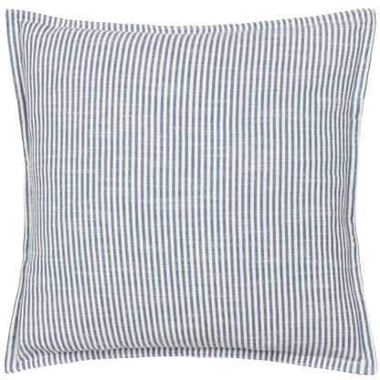 Truro Striped 100% Cotton Cushion Skyline - 3 Colours