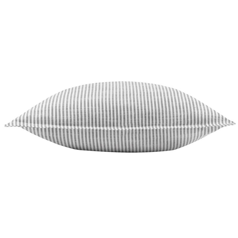 Truro Striped 100% Cotton Cushion Skyline - 3 Colours